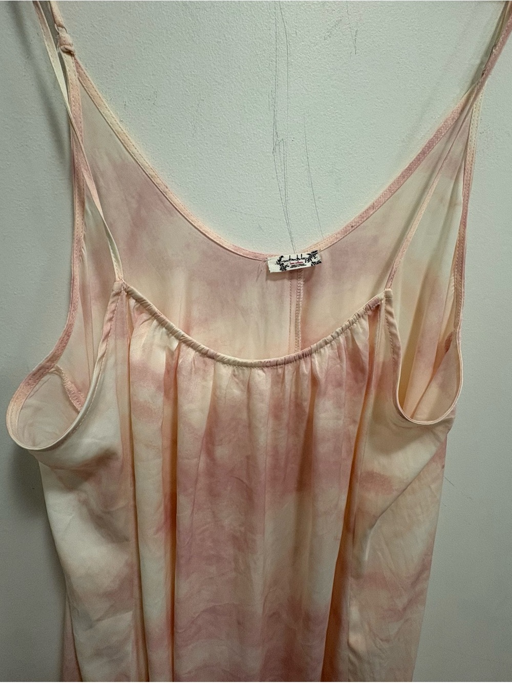 🌸Free People Intimately Full On Maxi Slip Dress Pink Purple Tie Dye A-Line US L - Picture 9 of 16